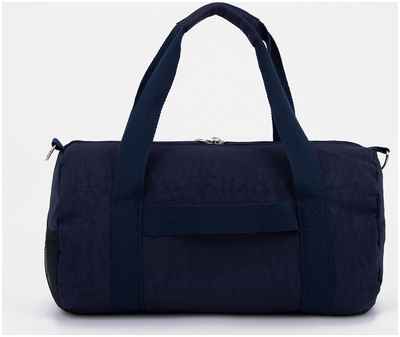 Сумка спортивная на молнии, наружный карман, держатель для чемодана, цвет синий / 103104639 - вид 2