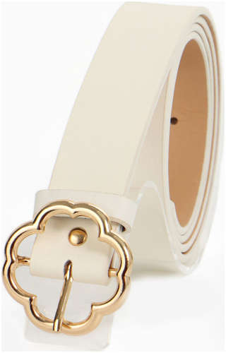 Ремень женский, ширина 2.8 см, пряжка металл, белый 103241541