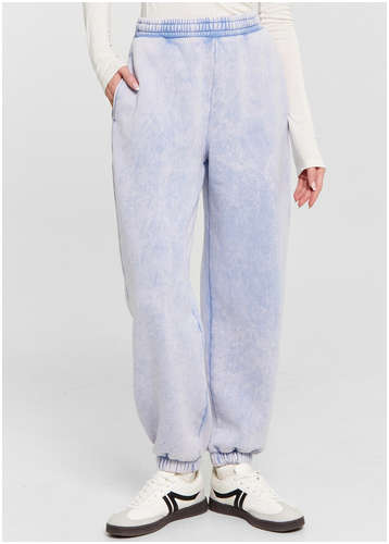 Брюки женские голубые с эффектом Mark Formelle / 103216922 - вид 2