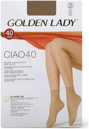 Носки gld ciao 40 (носки - 2 пары) melon GOLDEN LADY 103127596