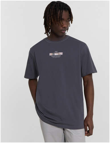 Футболка мужская серая с принтом в виде картины пабло пикассо Mark Formelle / 103230500 - вид 2