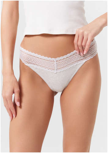 Трусы женские в цвете серый меланж Mark Formelle / 103207849 - вид 2