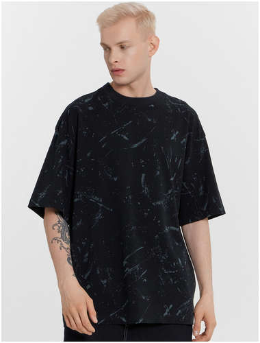 Футболка мужская черная с принтом Mark Formelle / 103234809 - вид 2