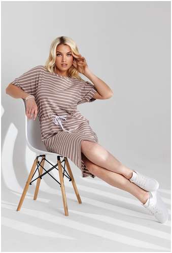 Платье кофейный Rise 103240829