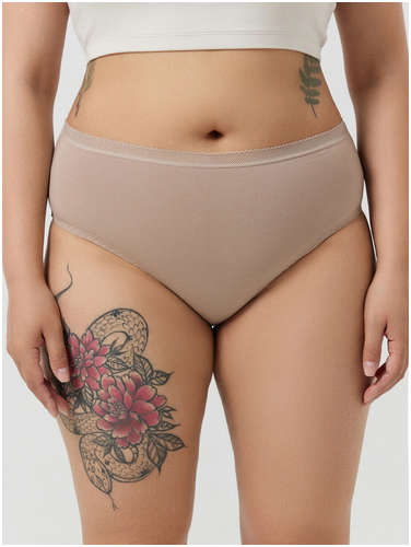 Трусы макси женские бежевые Mark Formelle / 103229594 - вид 2