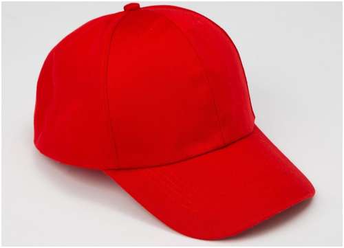 Бейсболка однотонная minaku, размер 58, цвет красный 103171596