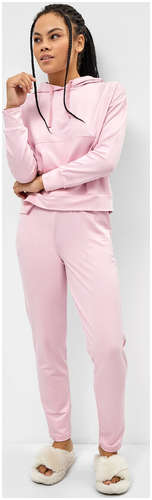 Брюки женские домашние из вискозы в розовом цвете Mark Formelle / 103167046