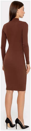 Платье женское в кофейно-коричневом оттенке Mark Formelle / 103166527 - вид 2
