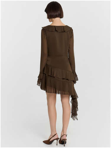 Платье женское коричневое Mark Formelle / 103238858 - вид 2