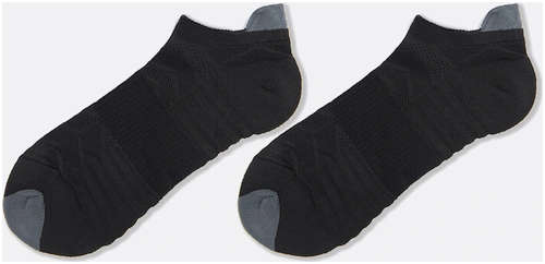 Короткие мужские спортивные носки из пряжи meryl® skinlife черного цвета Mark Formelle / 103169540 - вид 2