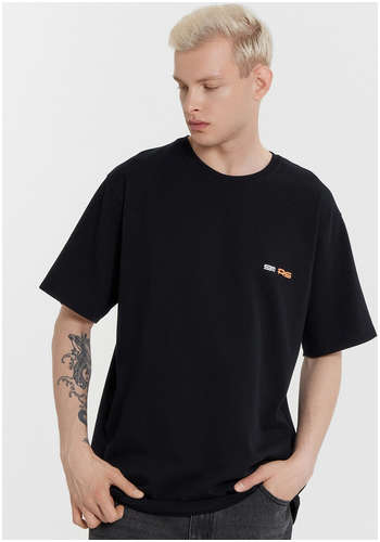 Футболка мужская черная с принтом и надписью porsche Mark Formelle / 103240773 - вид 2