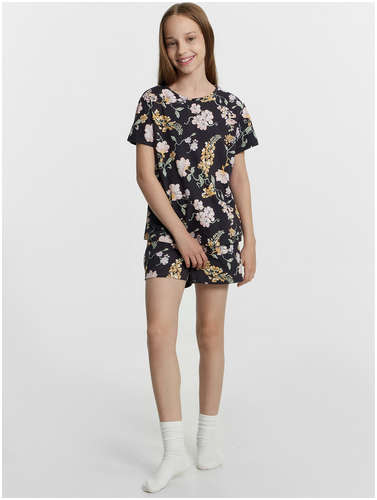 Комплект домашний для девочек с цветочным принтом Mark Formelle 103239770