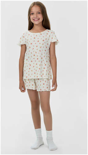 Комплект для девочек (футболка, шорты) Mark Formelle 103242756