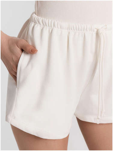 Шорты женские кремовые Mark Formelle / 103228007 - вид 2