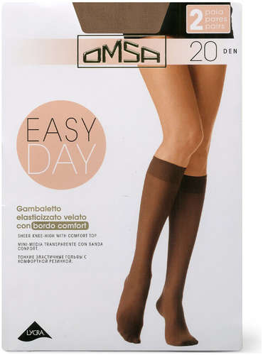 Oms gamb. easy day 20 (гольфы 2 пары) OMSA / 103186006