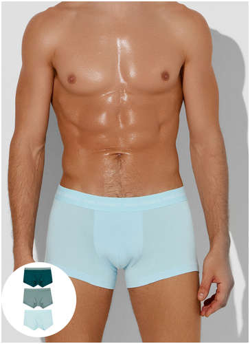 Трусы боксеры мужские в наборе, 3 шт Mark Formelle 103232864