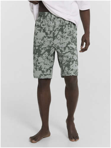 Шорты мужские с принтом милитари Mark Formelle / 103230529 - вид 2