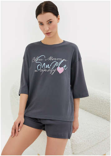 Комплект женский (футболка, шорты) Mark Formelle / 103183421