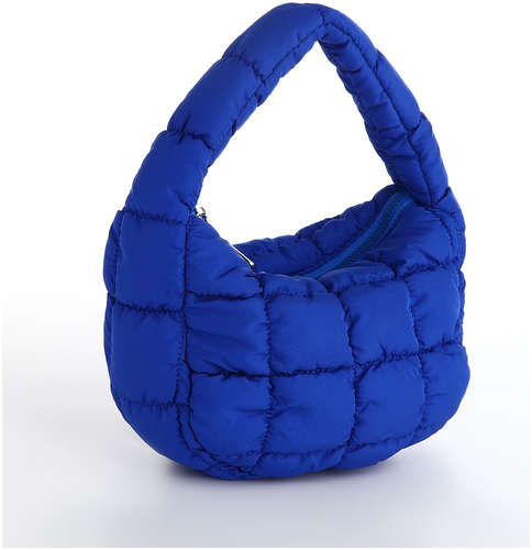 Сумка молодежная на молнии, цвет синий 103201869