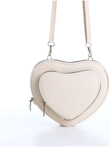 Сумка женская кросс-боди на молнии, цвет белый / 103211810 - вид 2