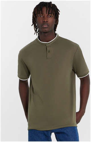 Поло мужское хаки Mark Formelle / 103213313 - вид 2