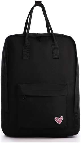 Рюкзак школьный текстильный love, 38х27х13 см, цвет черный NAZAMOK / 103164234 - вид 2