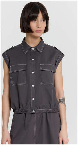 Блузка женская серая Mark Formelle 103238854