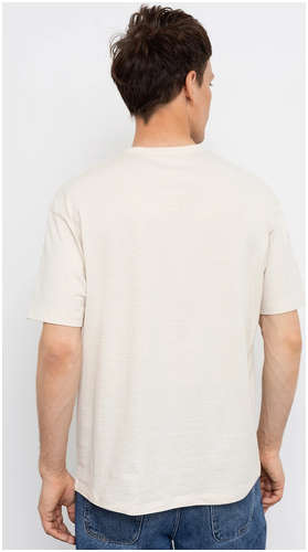 Хлопковая однотонная футболка Mark Formelle / 103174123 - вид 2