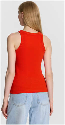 Топ женский красный в рубчик Mark Formelle / 103240781 - вид 2