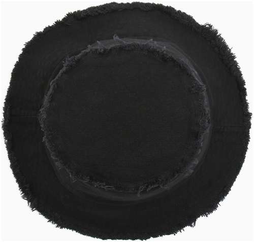 Панама женская джинсовая minaku с необработанными краями, черная, размер 56-58 / 103165344 - вид 2