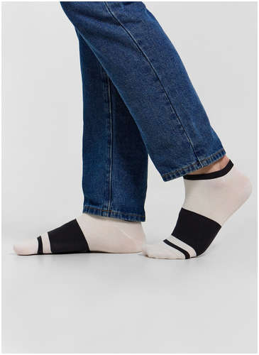 Носки мужские короткие в полоску Mark Formelle 103240986