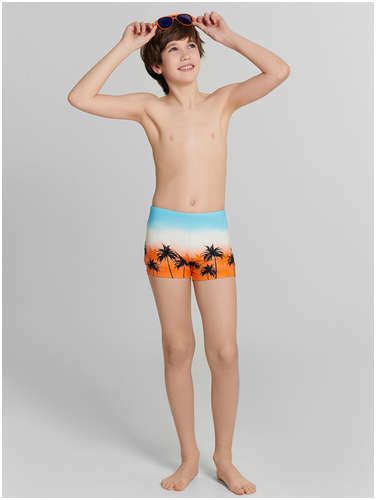 Трусы купальные для мальчиков с тропическим принтом Mark Formelle 103228720