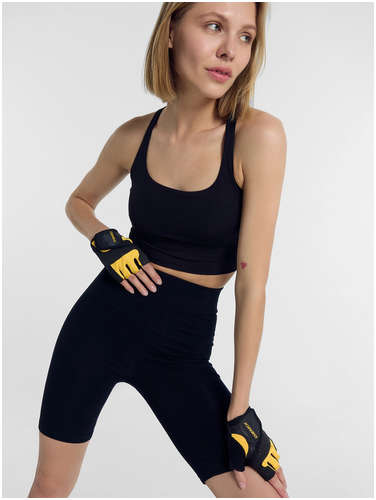 Шорты-велосипедки женские в черном цвете Mark Formelle 103193730