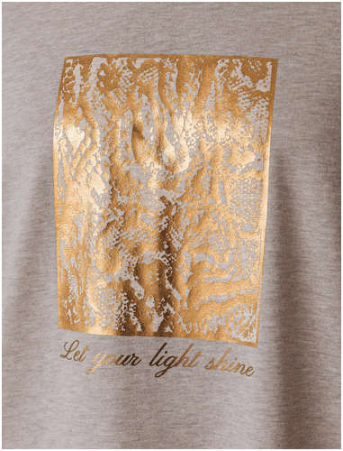 Футболка кофейный VILATTE / 103242266 - вид 2