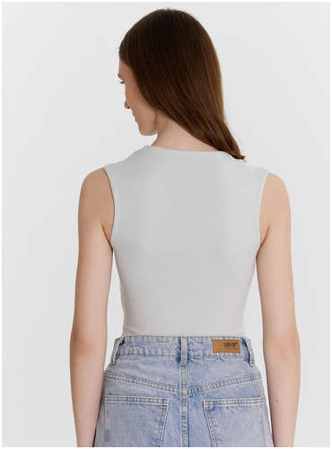 Топ женский серый укороченный Mark Formelle / 103238824 - вид 2