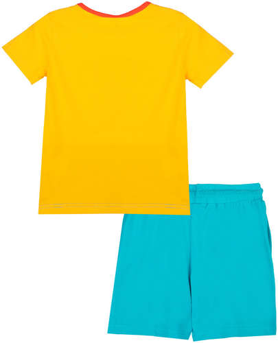 Комплект трикотажный фуфайка футболка шорты PLAYTODAY / 103116852 - вид 2