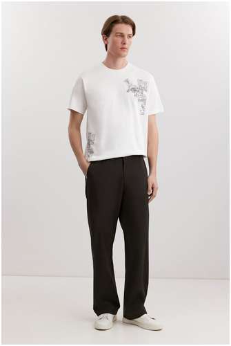 Футболка из хлопкового джерси BAON B7325055 / 11558894 - вид 2