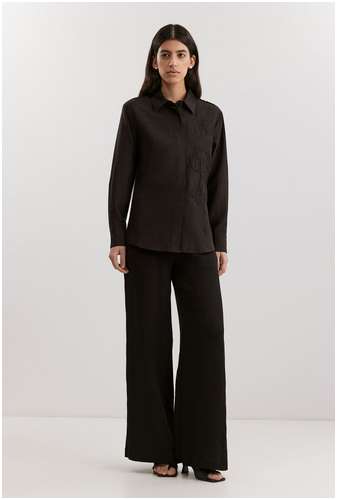 Блузка из полупрозрачного смесового материала BAON B1725029 / 11557800 - вид 2