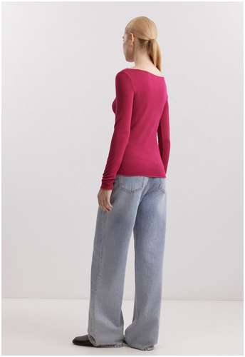 Лонгслив из вискозного джерси BAON B2125006 / 11555135 - вид 2