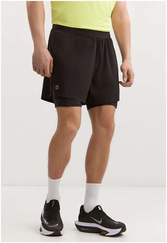 Спортивные двойные шорты BAON B8225405 / 11559218 - вид 2