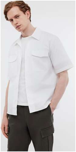 Рубашка с коротким рукавом и накладными карманами BAON B6824009 / 11543705