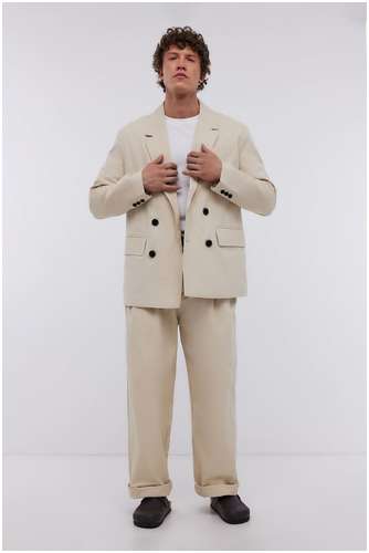 Двубортный пиджак на пуговицах с карманами BAON B6224002 / 11546663 - вид 2