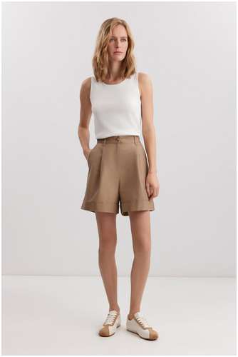 Шорты из хлопка и льна BAON 11556739