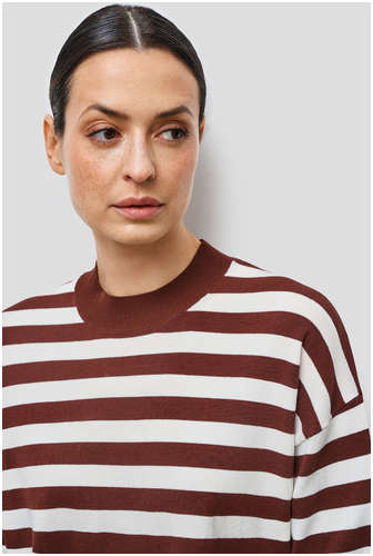 Трикотажный джемпер с коротким рукавом BAON B1323201 / 11530793 - вид 2