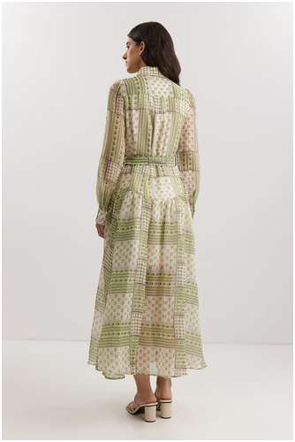 Платье из полупрозрачной смесовой ткани BAON B4525053 / 11557975 - вид 2