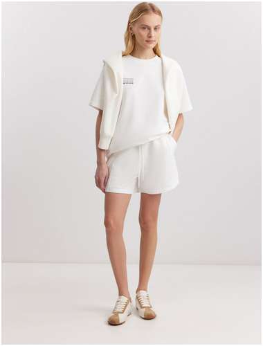 Шорты из смесового футера BAON 11554454