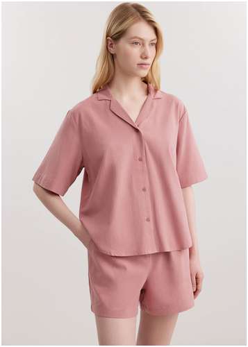 Блузка из вискозы и хлопка BAON 11557834