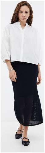 Ажурная юбка-миди с полупрозрачным низом BAON B4724012 / 11543509 - вид 2