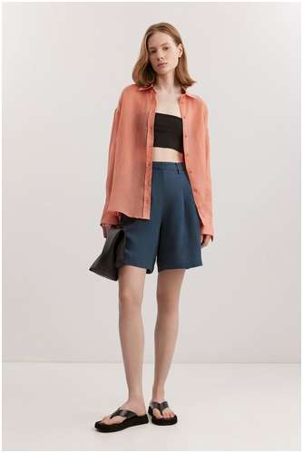 Блузка из 100% рами BAON B1725026 / 11557657 - вид 2