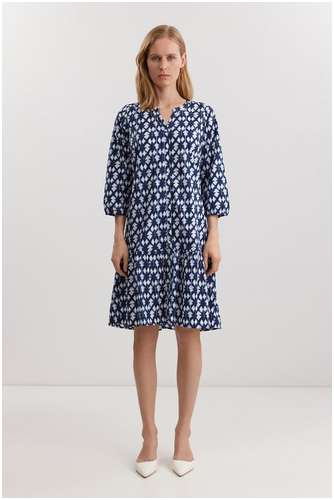 Платье из 100% хлопкового поплина BAON B4525070 / 11558852 - вид 2